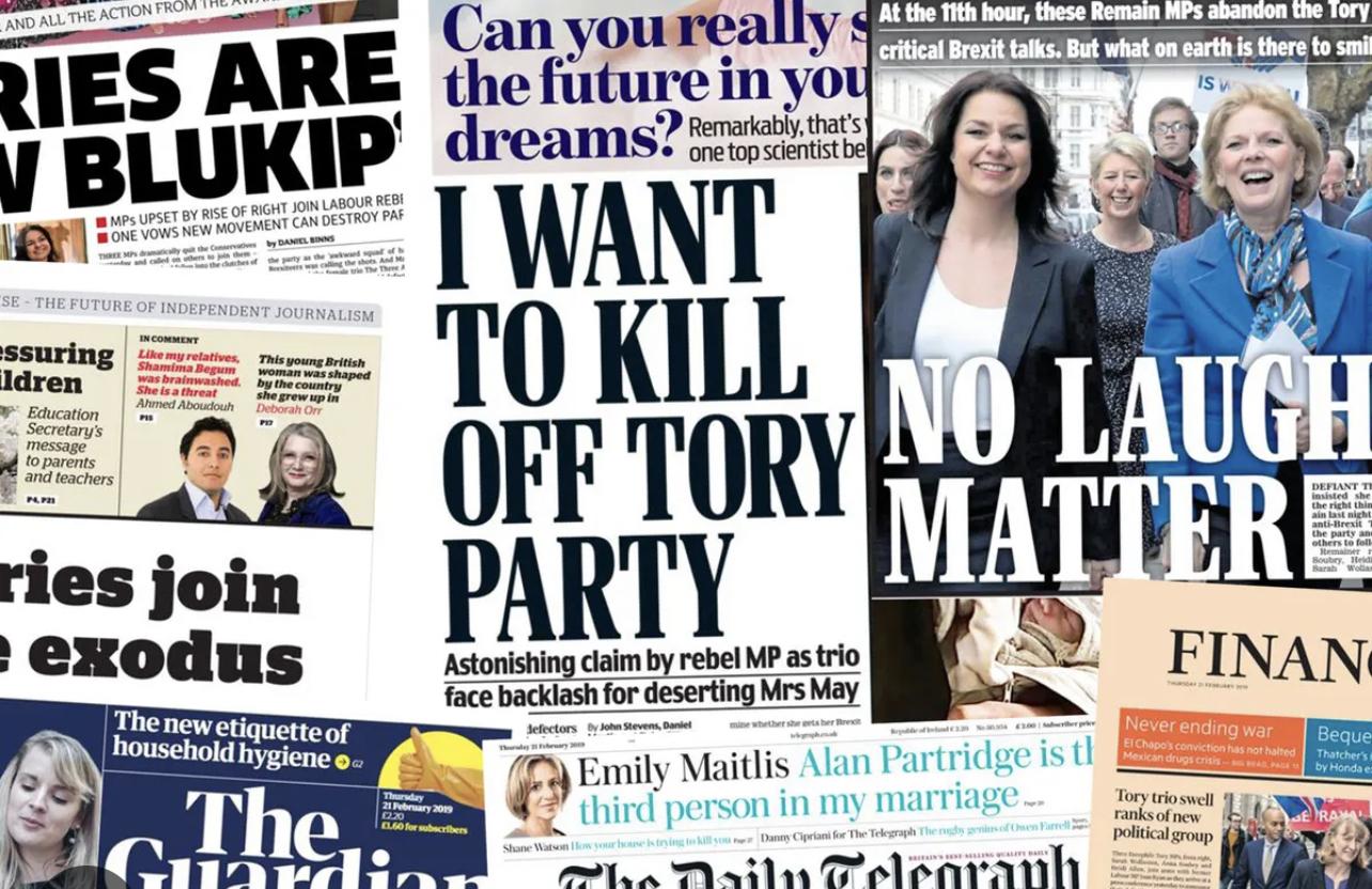 tory party news headlines